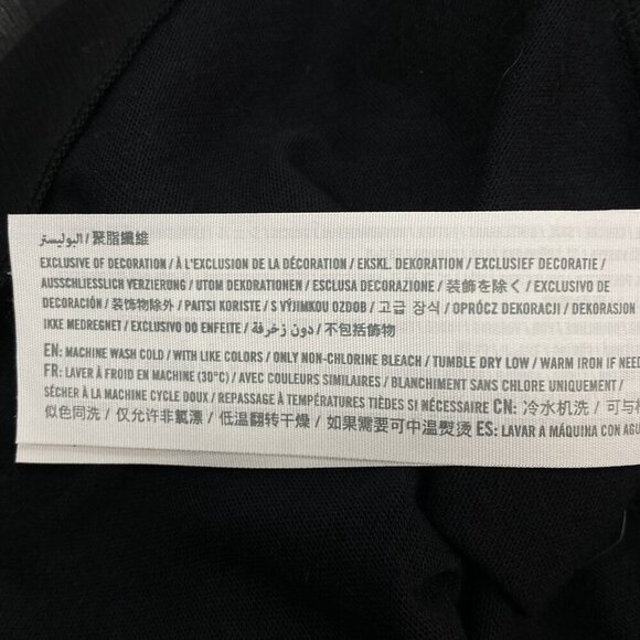 ABERCROMBIE FITCH Women Chiffon Overlay Mini Halter Dress Size M Black Chic 4-22 - Picture 13 of 13